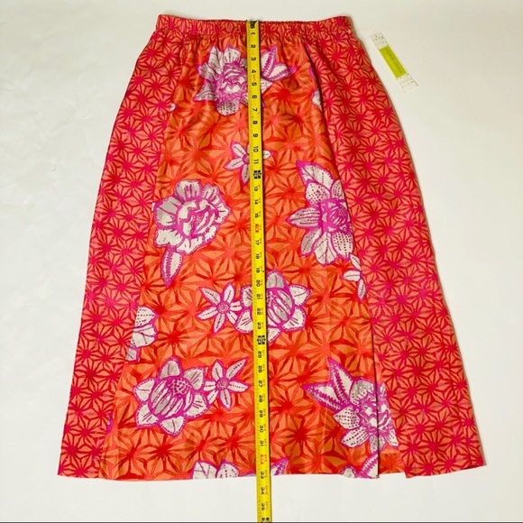 NWT Silk Sigrid Olsen Floral Skirt - Picture 4 of 16